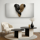 Eternal Love Figure Abstract Wall Art IV - Tailored Canvases - Flyclothing LLC