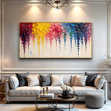 Rainbow Cascade Wall Art - Tailored Canvases - Flyclothing LLC