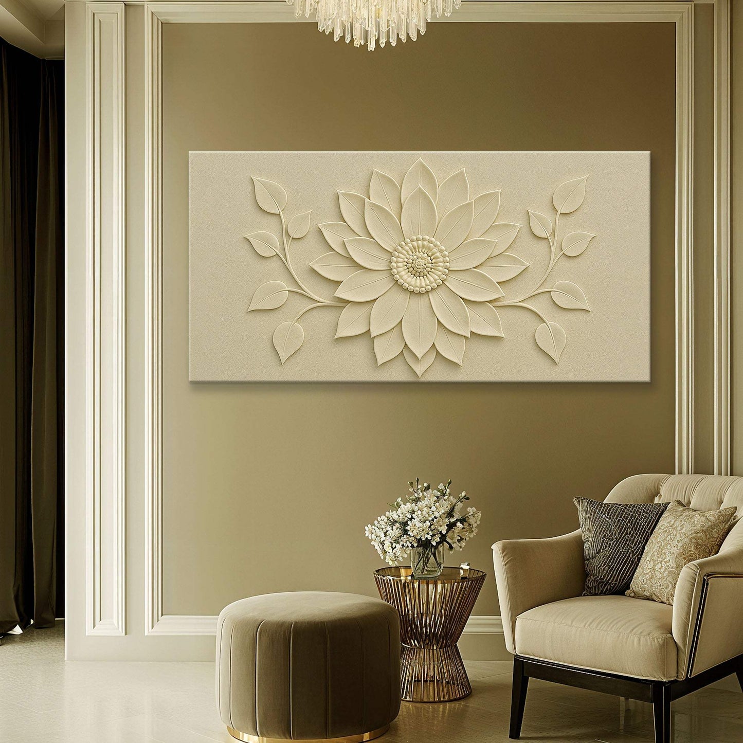 Floral Abstract Wall Art VI - Tailored Canvases - Flyclothing LLC