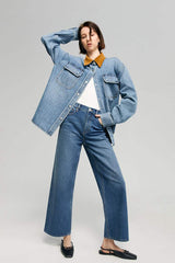California Sunset Denim Shirt HJ902 - Hey Joanie - Flyclothing LLC