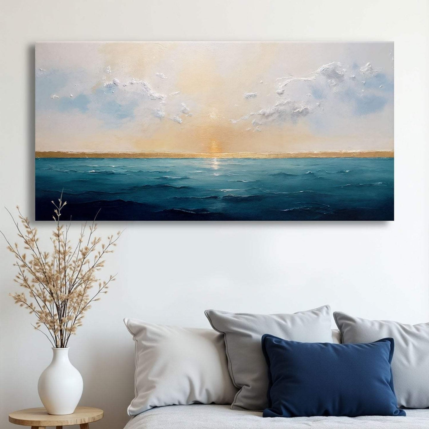 Waterscape Abstract Wall Art VI - Tailored Canvases - Flyclothing LLC