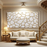 Golden Neurons Wall Art - Tailored Canvases - Flyclothing LLC