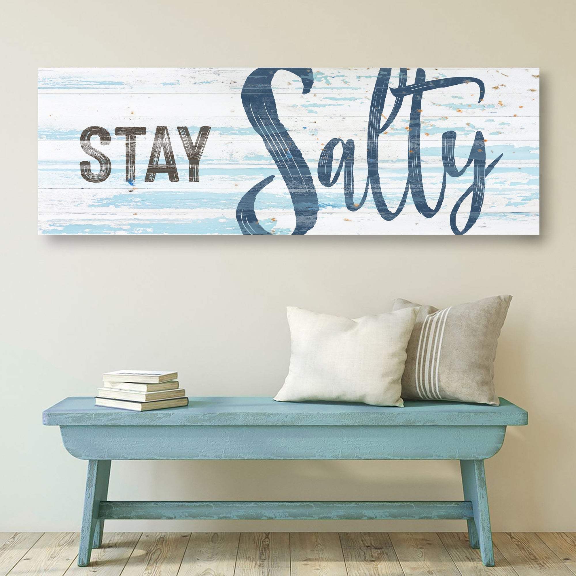 Stay Salty Coastal Sign IX - Tailored Canvases - Flyclothing LLC