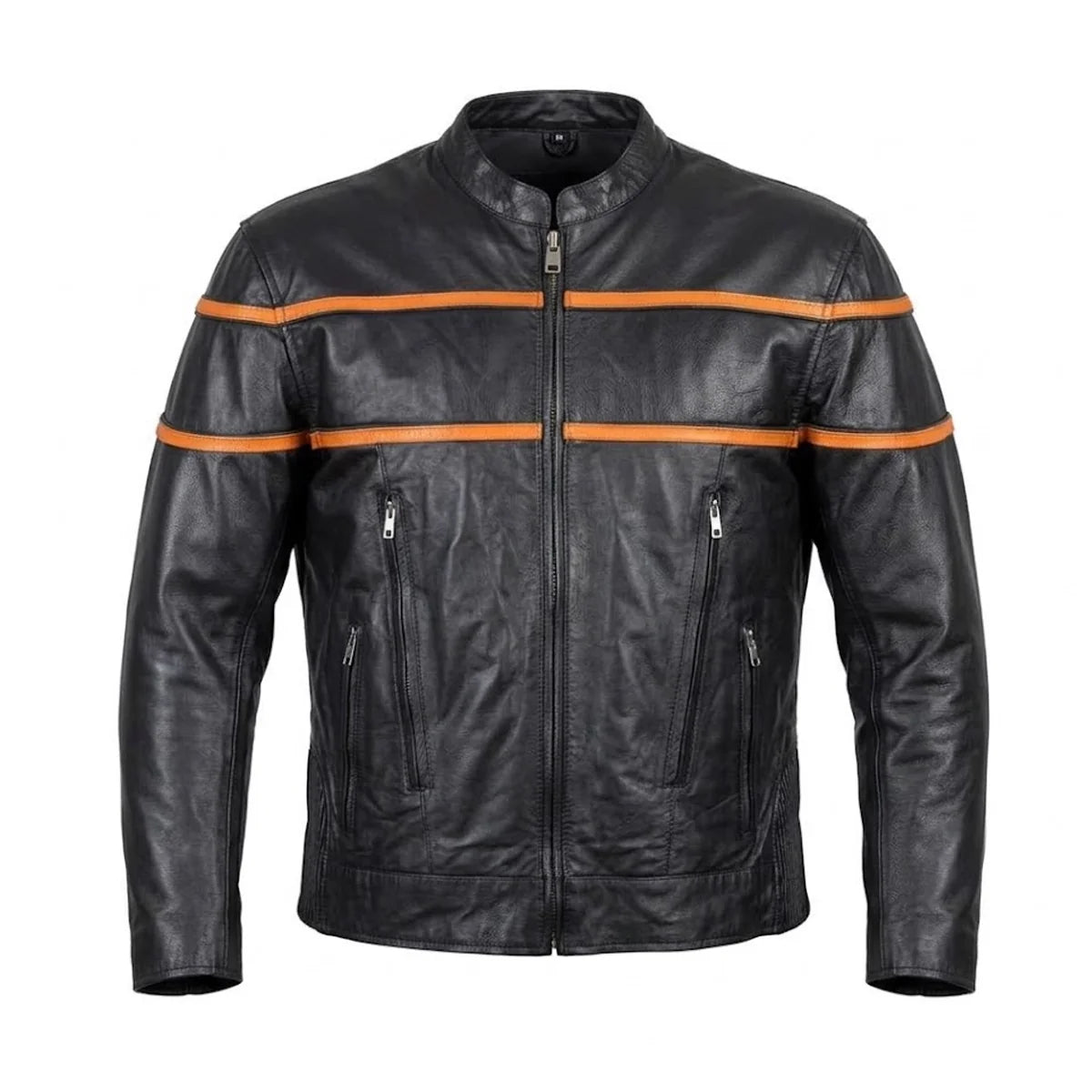 Fury - Men's Premium Leather Motorcycle Jacket - Unik Just for Bikers - Flyclothing LLC