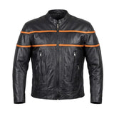 Fury - Men's Premium Leather Motorcycle Jacket - Unik Just for Bikers - Flyclothing LLC