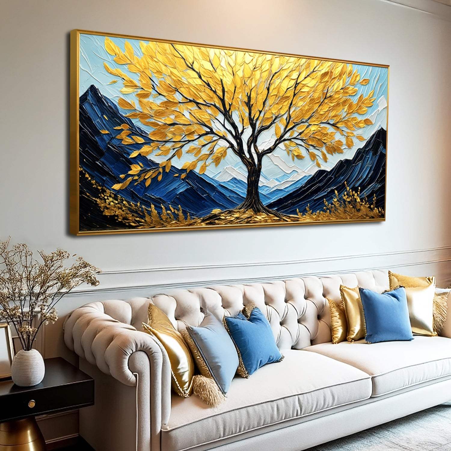 Golden Sanctuary Wall Art - Tailored Canvases - Flyclothing LLC