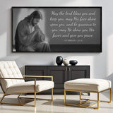 Numbers 6:24-26 - May The Lord Bless You Faith Sign III - Tailored Canvases - Flyclothing LLC