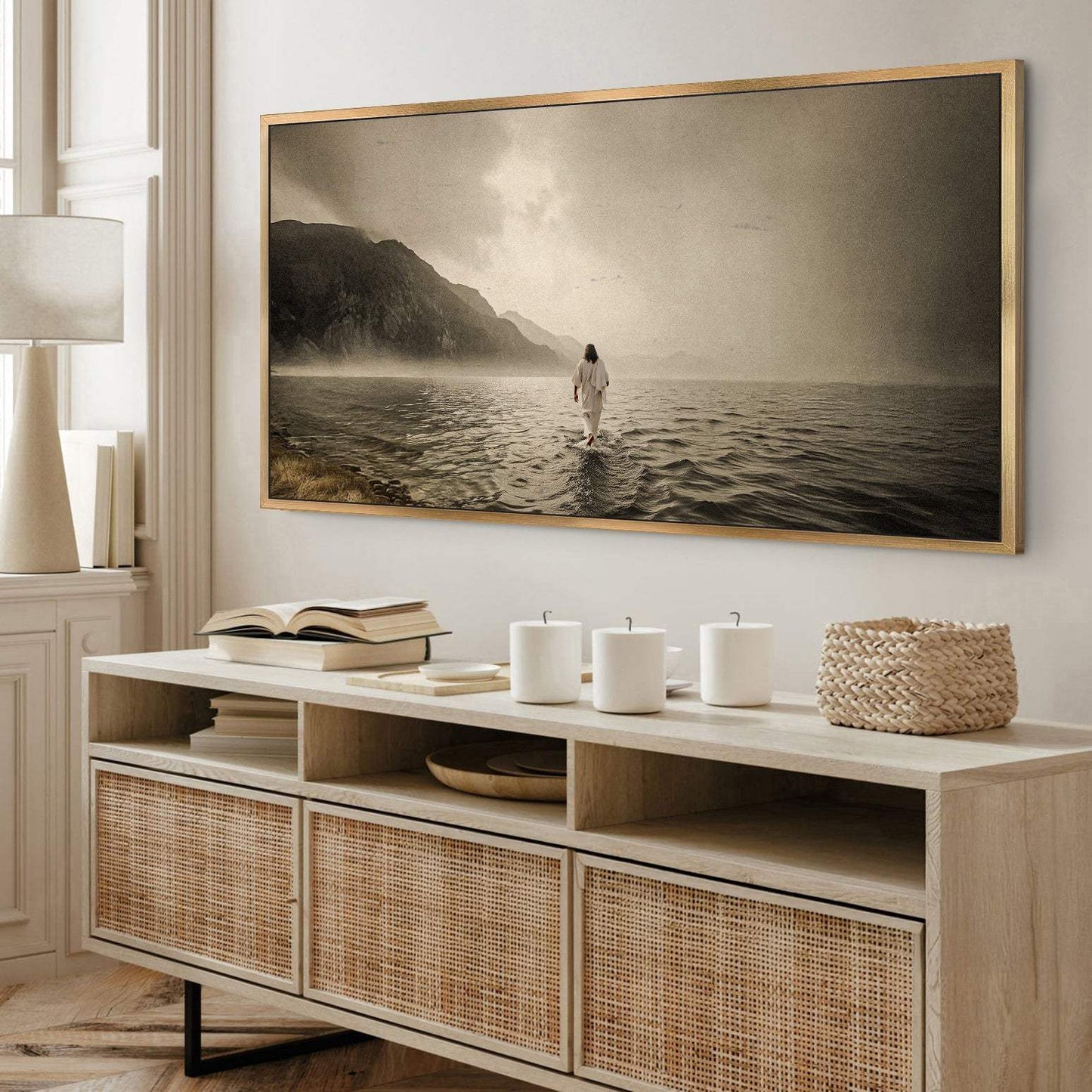 Walking On Water - Faith Wall Art V - Tailored Canvases - Flyclothing LLC