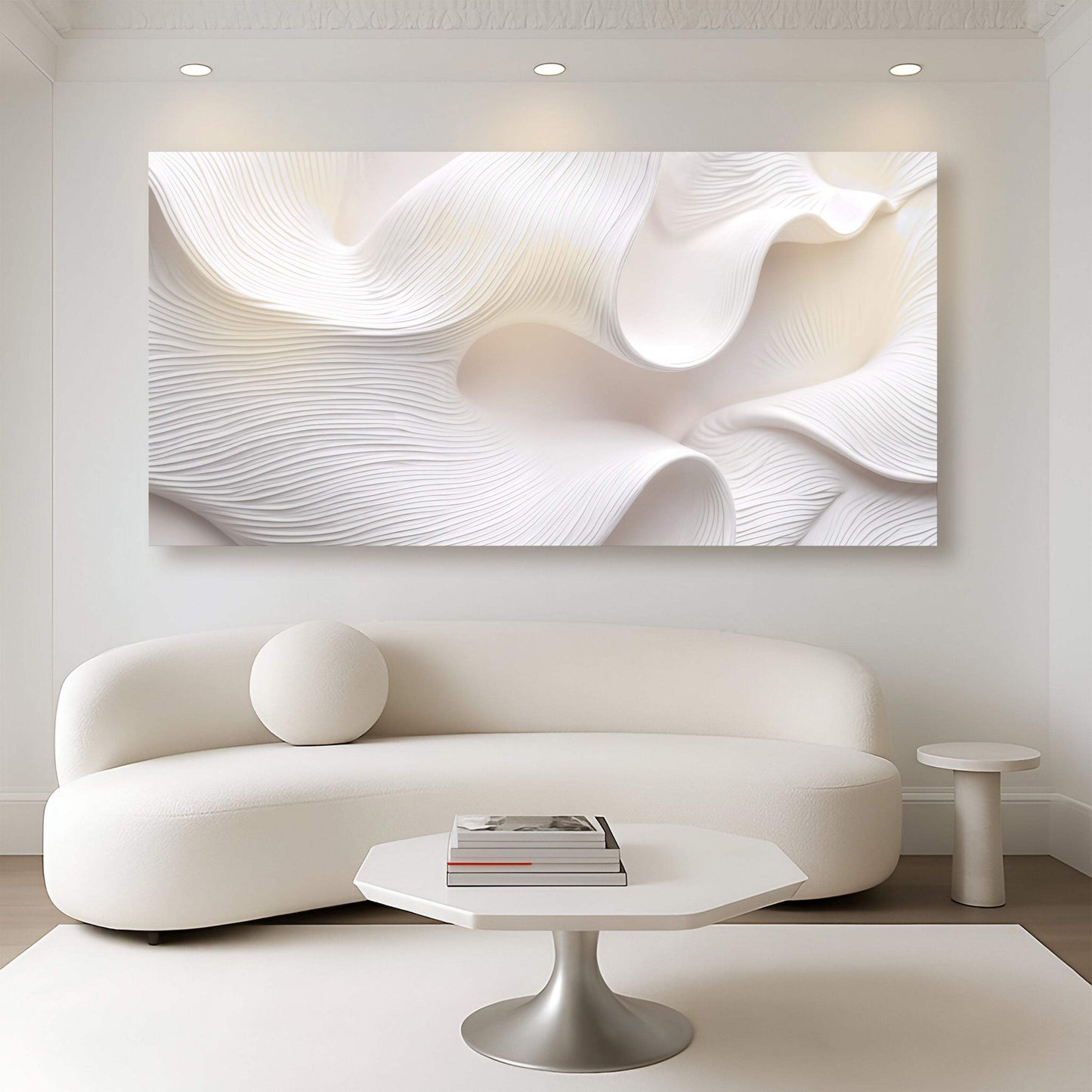 Minimalist Waves Wall Art II - Tailored Canvases - Flyclothing LLC