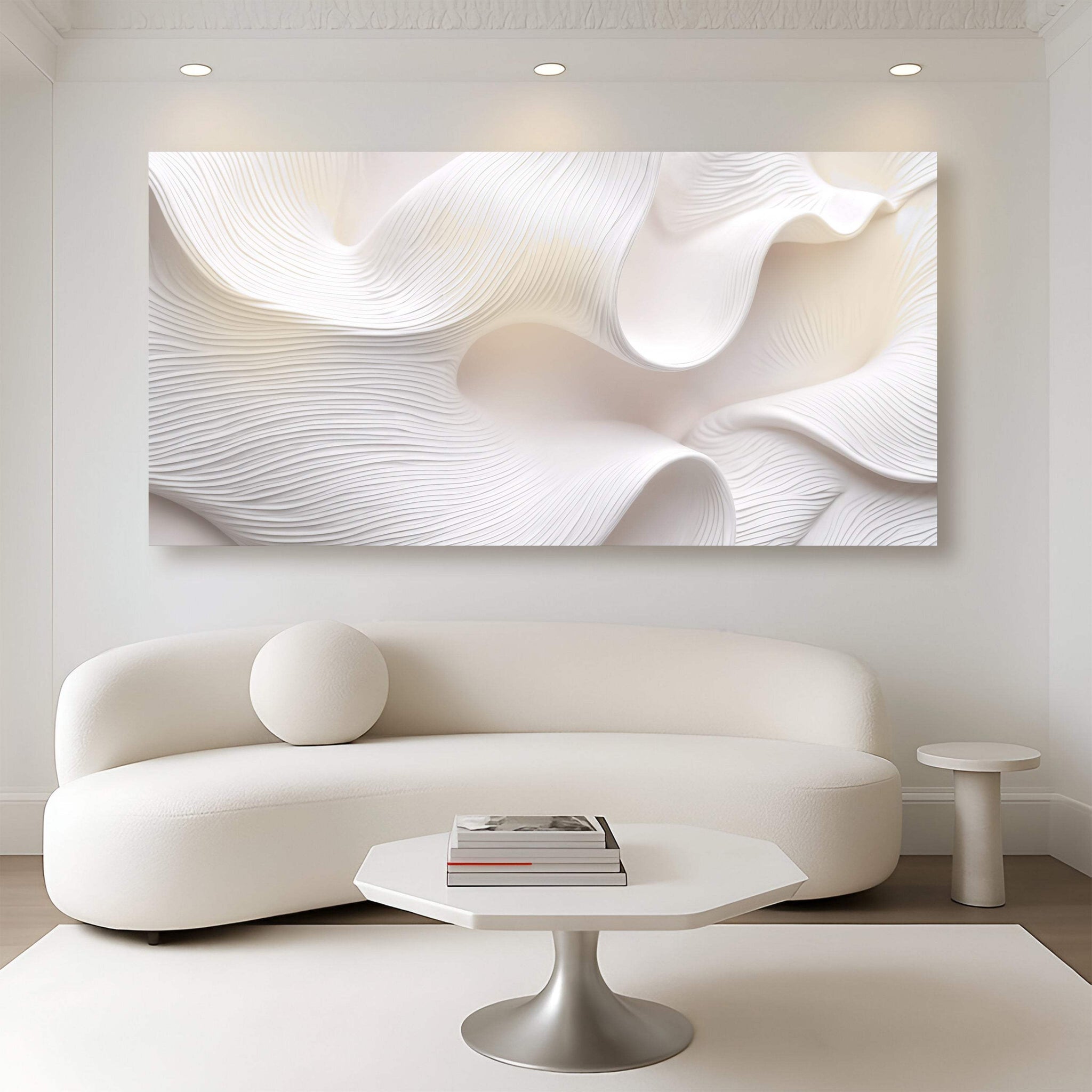 Minimalist Waves Wall Art II - Tailored Canvases - Flyclothing LLC