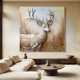 3D Deer Wall Art - Tailored Canvases - Flyclothing LLC