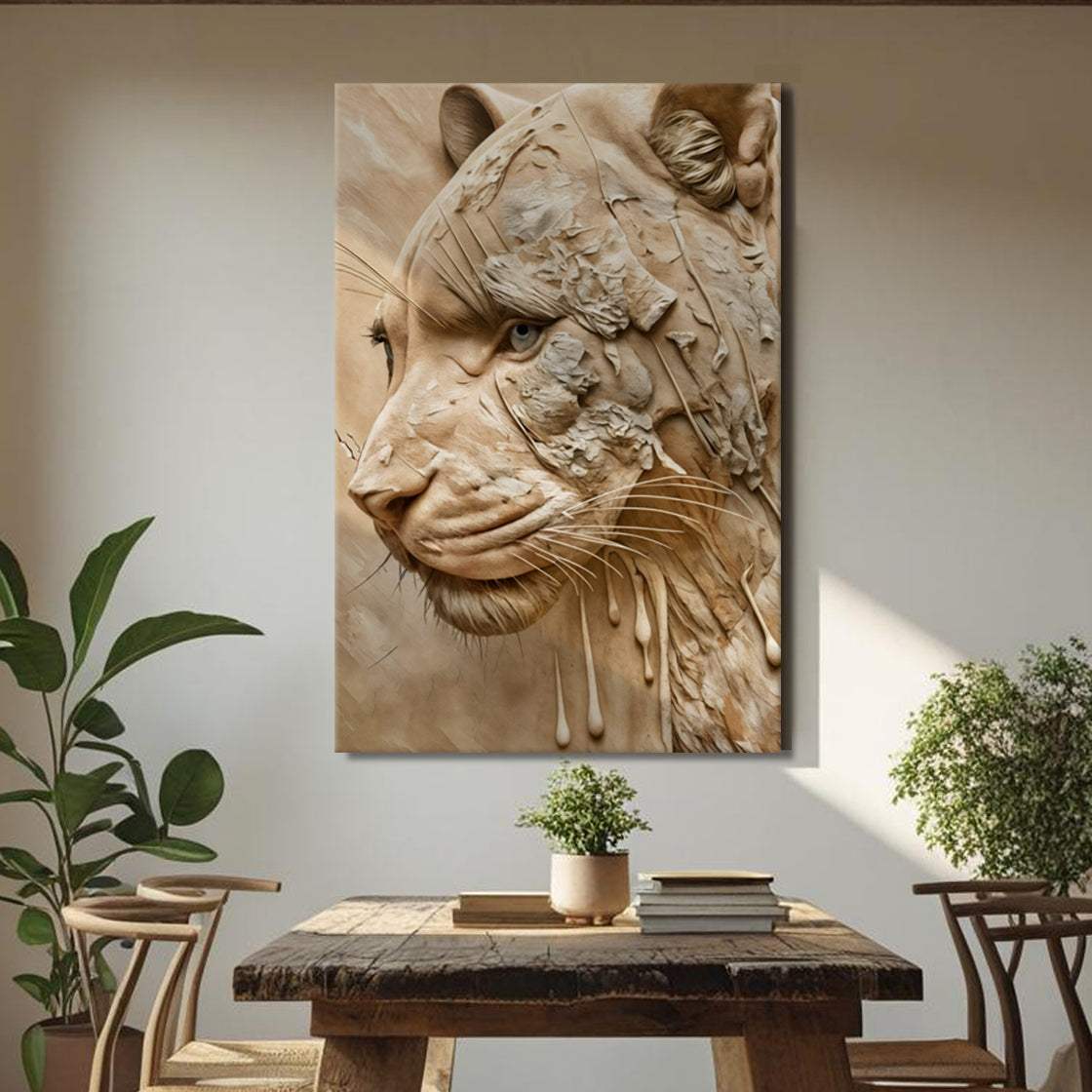 Earthen Predator Wall Art - Tailored Canvases - Flyclothing LLC
