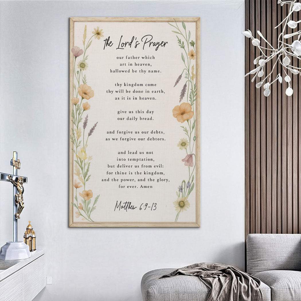 The Lord's Prayer Faith Sign III - Tailored Canvases - Flyclothing LLC