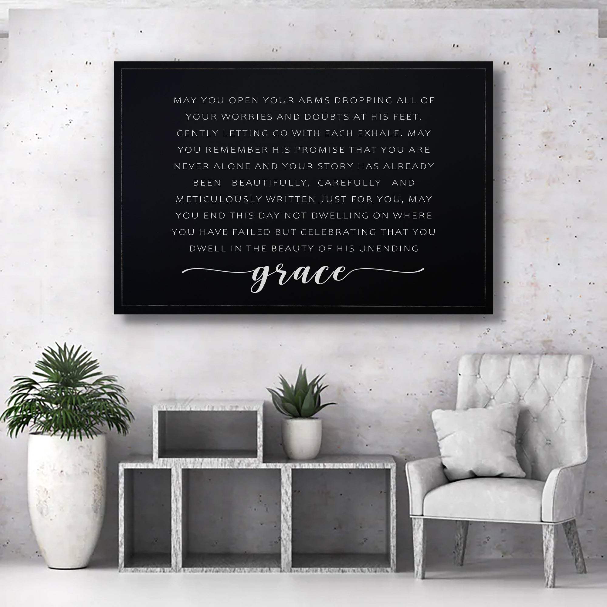 Unending Grace Faith Sign II - Tailored Canvases - Flyclothing LLC