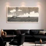 Jesus Walking On Water Faith Wall Art V - Tailored Canvases - Flyclothing LLC