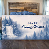 Living Water - John 4:10 Faith Sign - Tailored Canvases - Flyclothing LLC