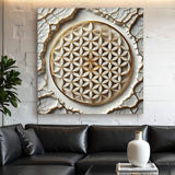 Flower Of Life Wall Art VI - Tailored Canvases - Flyclothing LLC