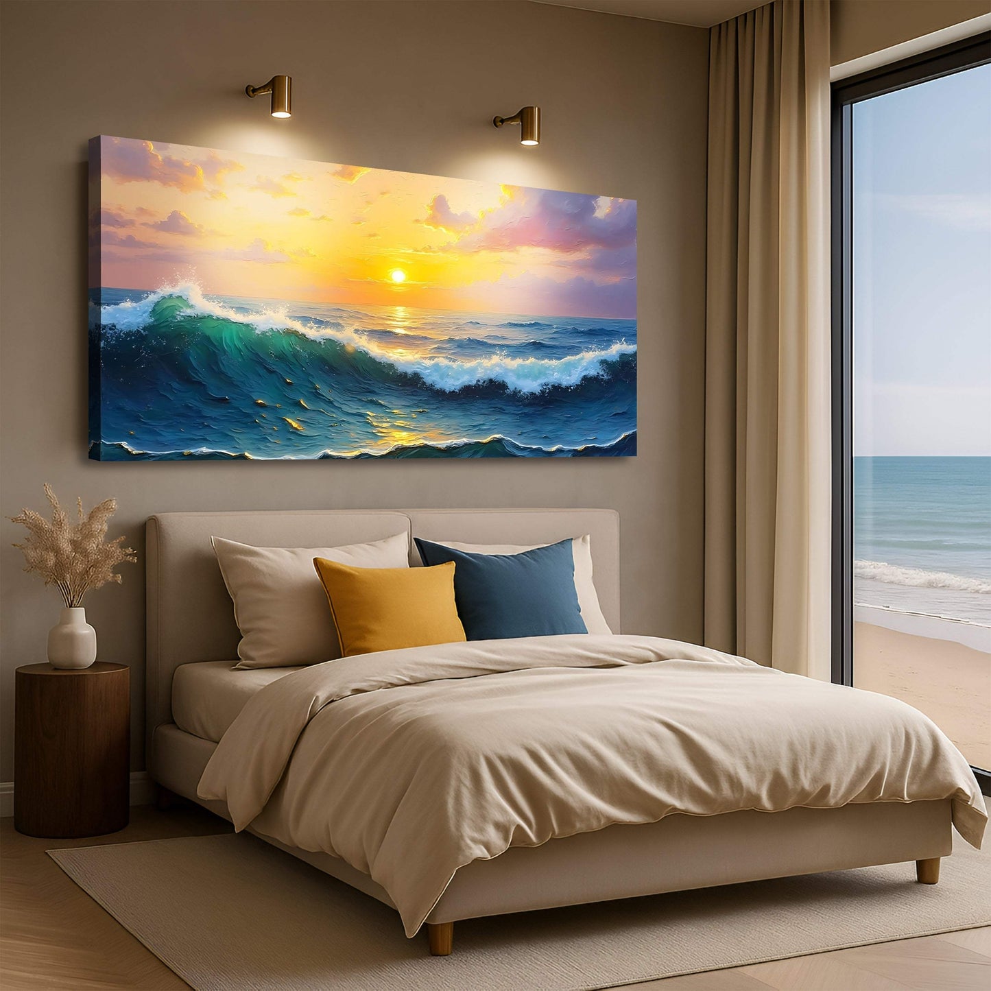 Waterscape Abstract Wall Art XII - Tailored Canvases - Flyclothing LLC