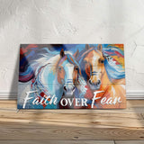 Faith Over Fear Faith Sign IV - Tailored Canvases - Flyclothing LLC
