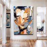 Beyond The Face Abstract Wall Art - Tailored Canvases - Flyclothing LLC
