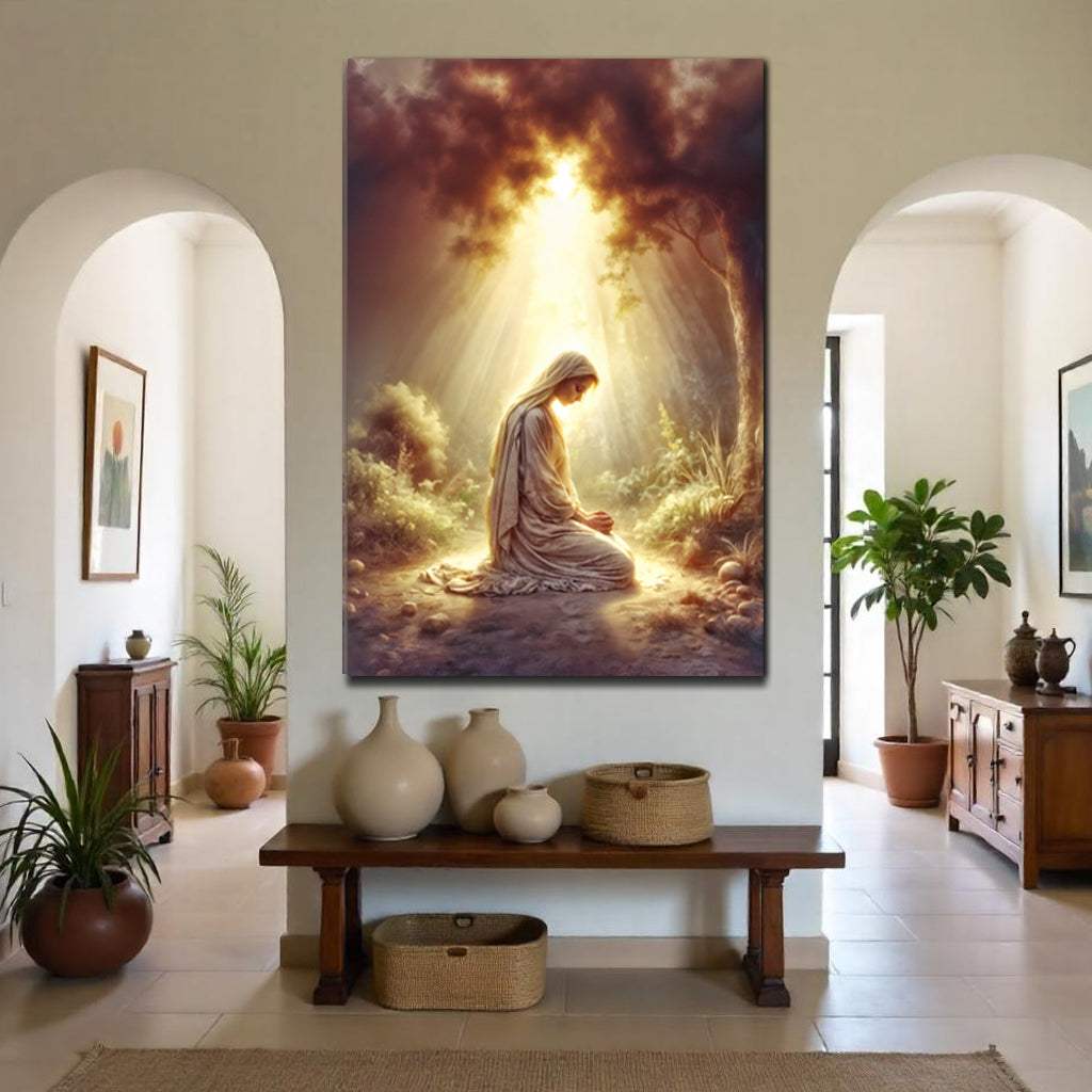 Mary Praying Faith Wall Art - Tailored Canvases - Flyclothing LLC