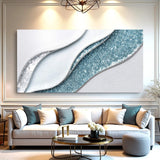 Lighter Waves Wall Art - Tailored Canvases - Flyclothing LLC