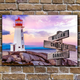 Lighthouse Family Names Sign - Tailored Canvases - Flyclothing LLC
