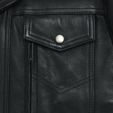 Mastermind Men's Motorcycle Leather Jacket - First Manufacturing Company - Flyclothing LLC