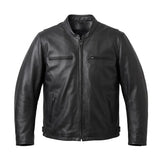 Black Iron - Men's Motorcycle Leather Jacket - Unik Just for Bikers - Flyclothing LLC