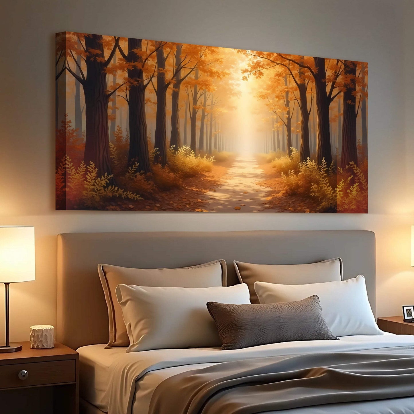 Abstract Forest Landscape Wall Art - Tailored Canvases - Flyclothing LLC
