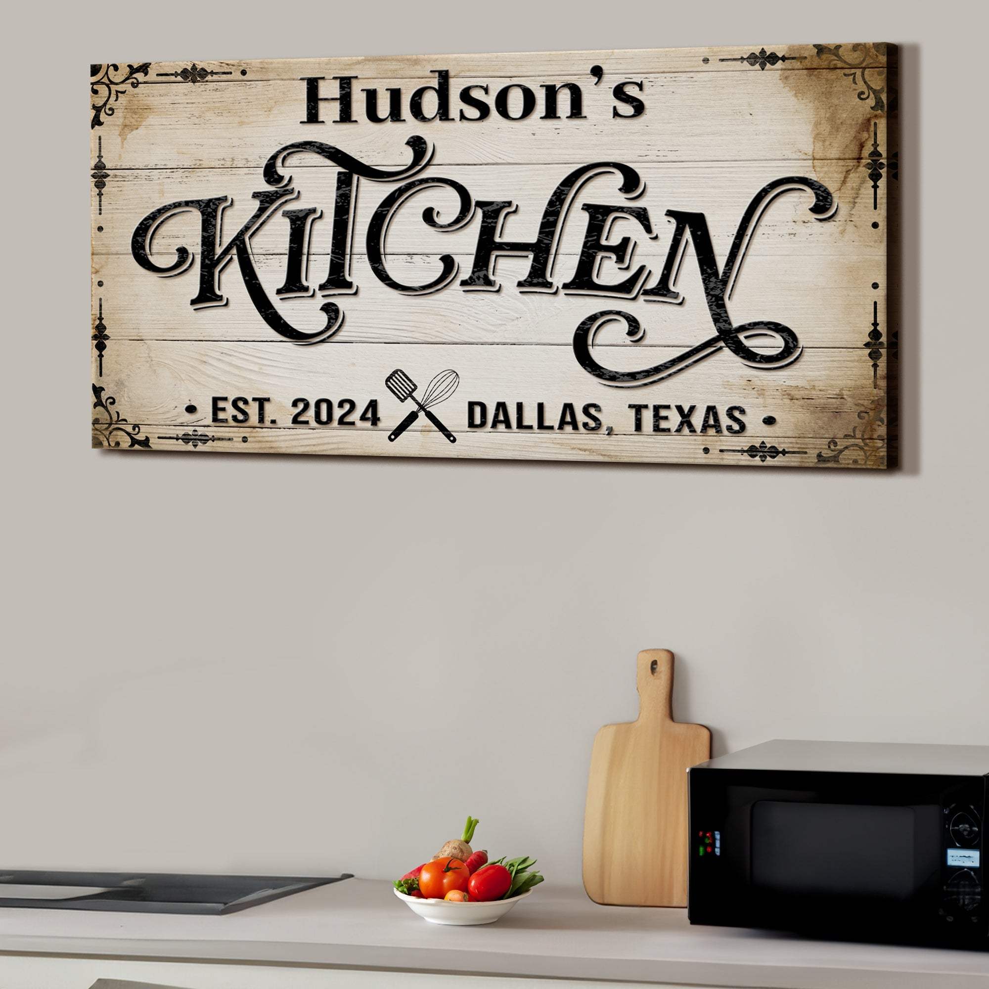 Kitchen Sign XI - Tailored Canvases - Flyclothing LLC