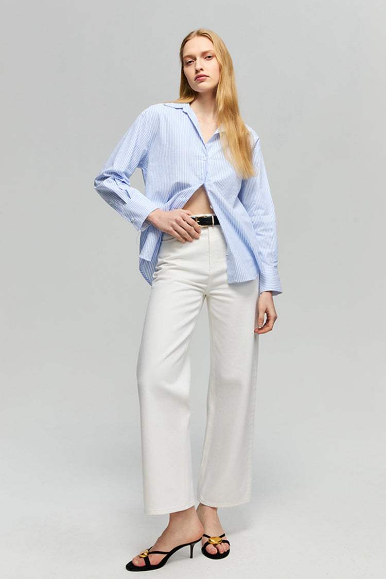 The Cityer Crop Wide Jeans HJ009 - Hey Joanie - Flyclothing LLC