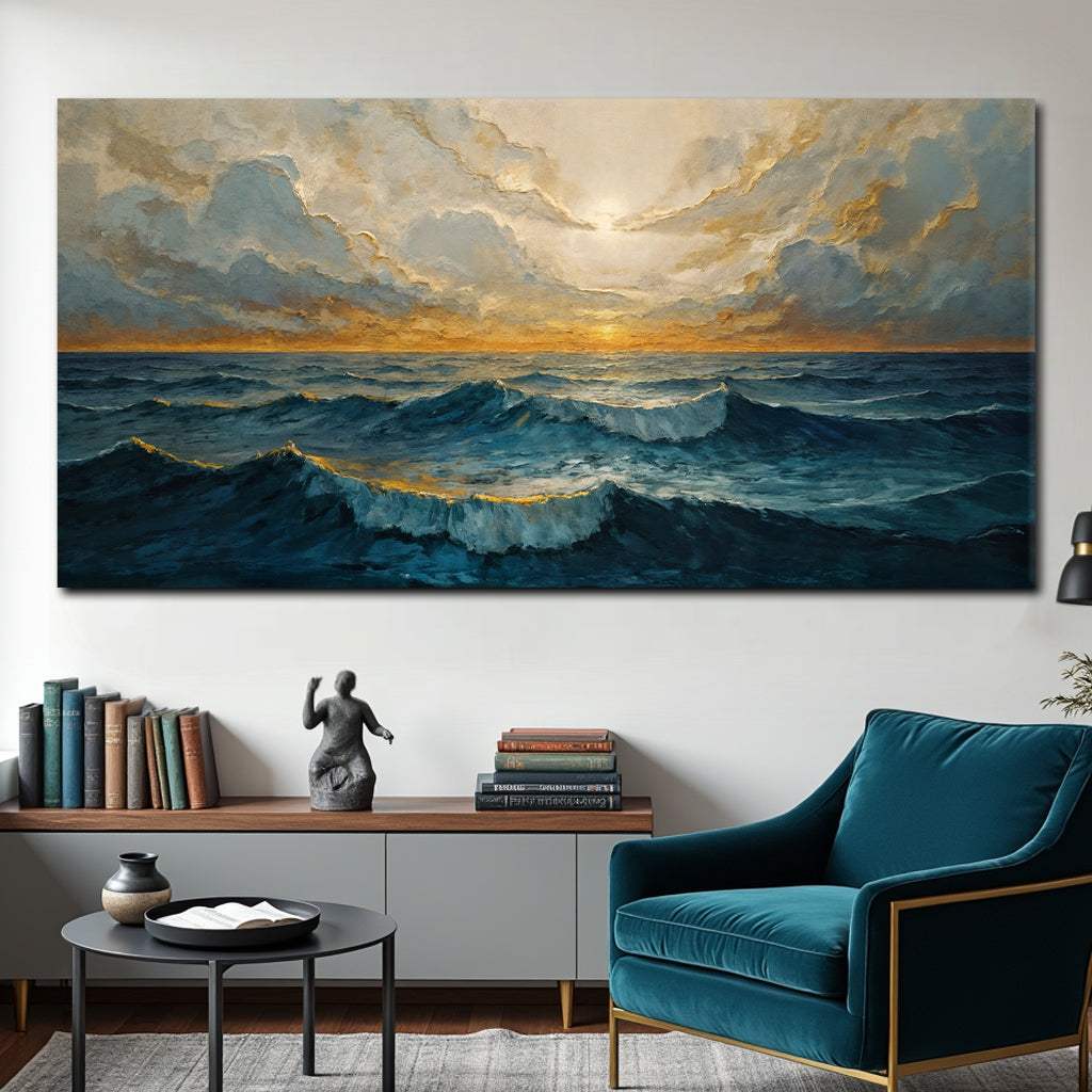 Waterscape Abstract Wall Art XI - Tailored Canvases - Flyclothing LLC
