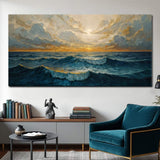 Waterscape Abstract Wall Art XI - Tailored Canvases - Flyclothing LLC