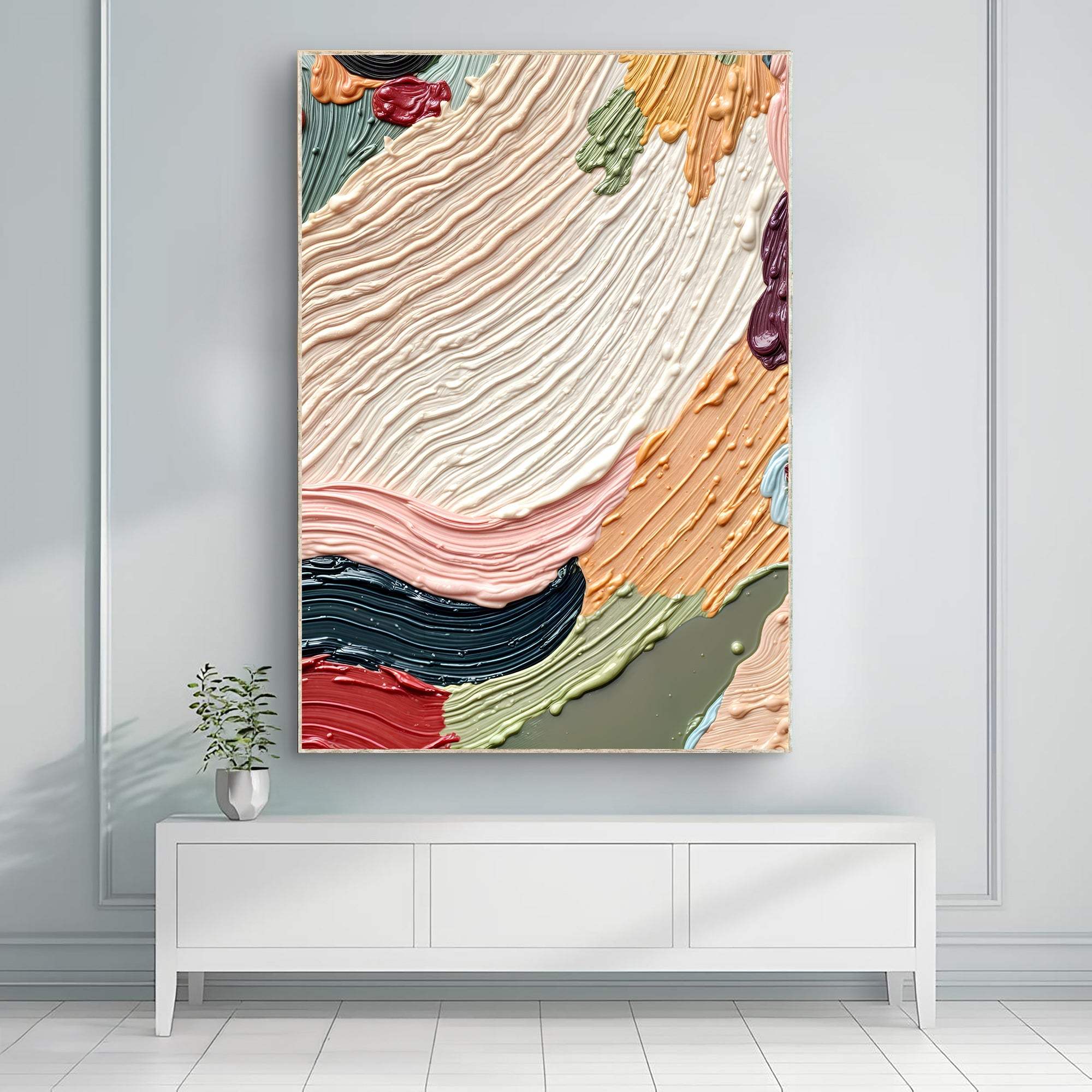 Colorful Abstract Wall Art - Tailored Canvases - Flyclothing LLC