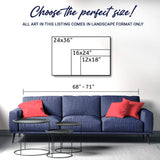 Mountain Sunrise Family Names Sign - Tailored Canvases - Flyclothing LLC