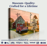Old Truck Barn Family Names Sign - Tailored Canvases - Flyclothing LLC