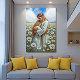 Jesus With Children Faith Wall Art - Tailored Canvases - Flyclothing LLC