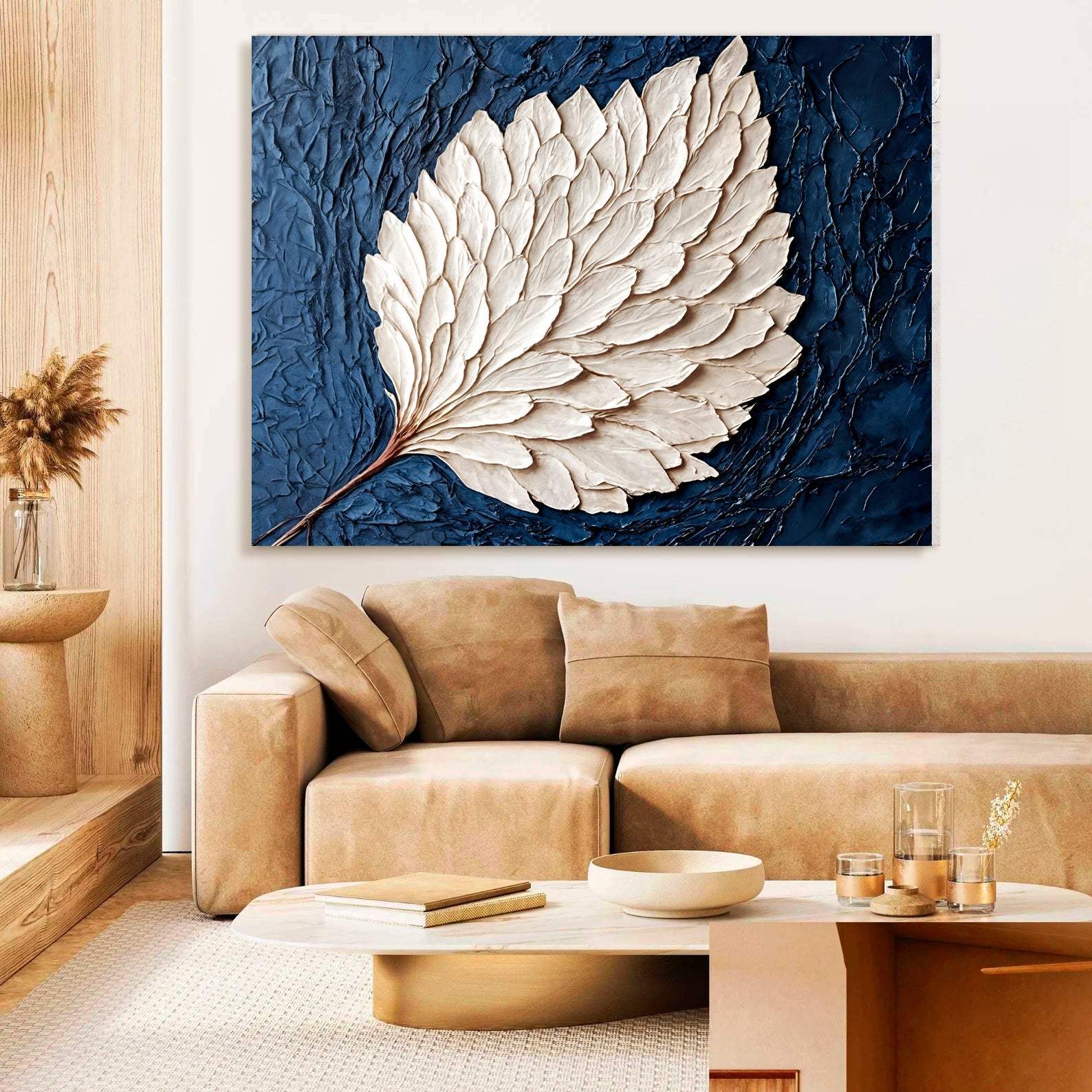 Ivory Bloom Wall Art - Tailored Canvases - Flyclothing LLC