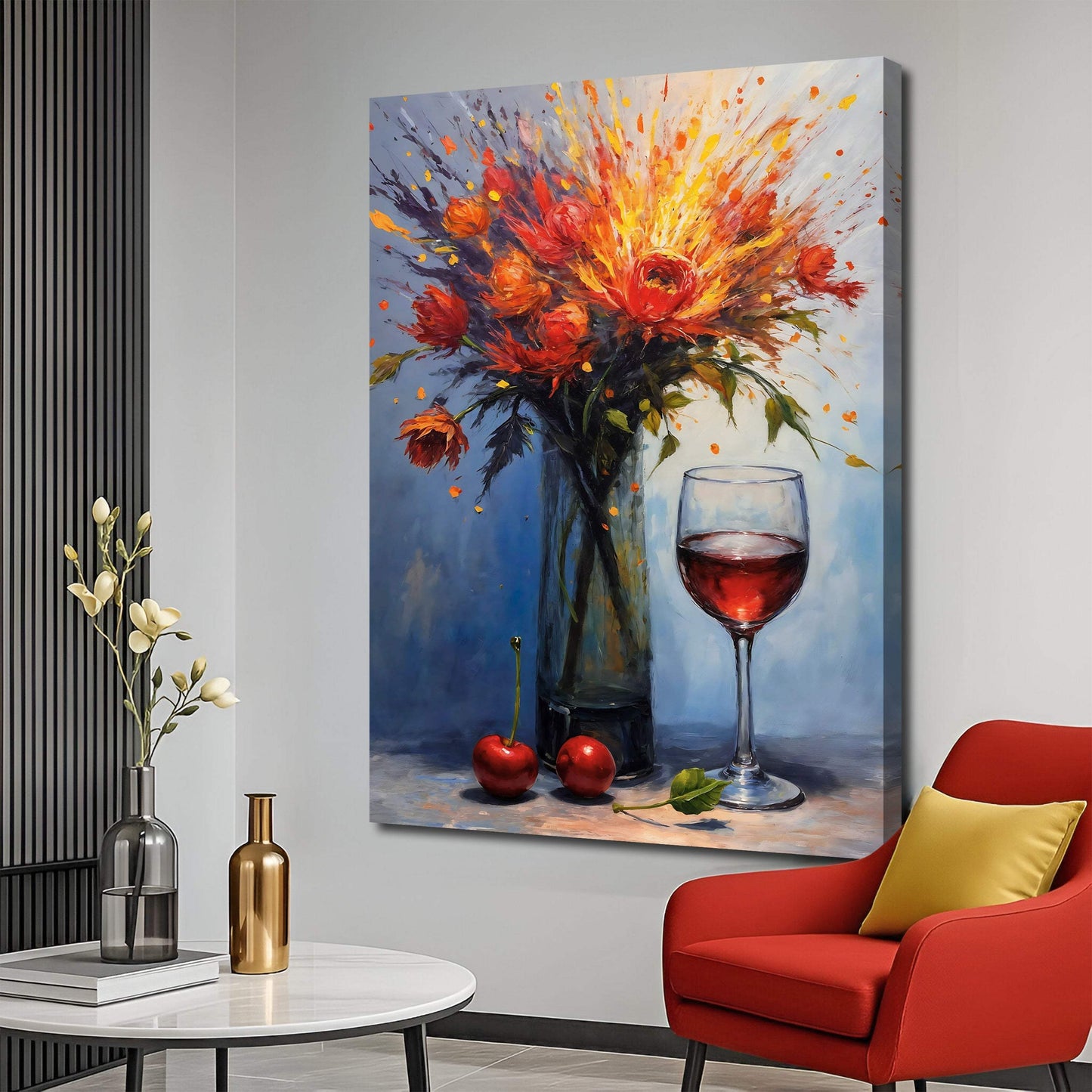 Dynamic Still Life Abstract Wall Art - Tailored Canvases - Flyclothing LLC