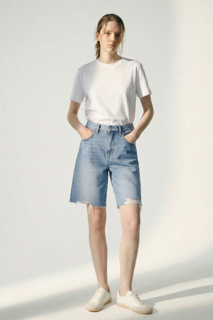 Coastal Breeze 90's Bermuda Shorts HJ807 - Hey Joanie - Flyclothing LLC