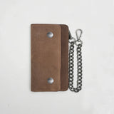 SMALL TRUCKER - Vegetable Tanned Leather Wallet - First Manufacturing Company - Flyclothing LLC