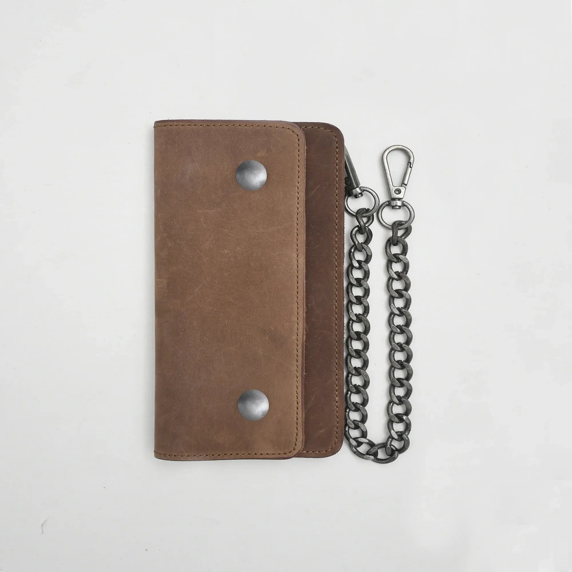 SMALL TRUCKER - Vegetable Tanned Leather Wallet - First Manufacturing Company - Flyclothing LLC