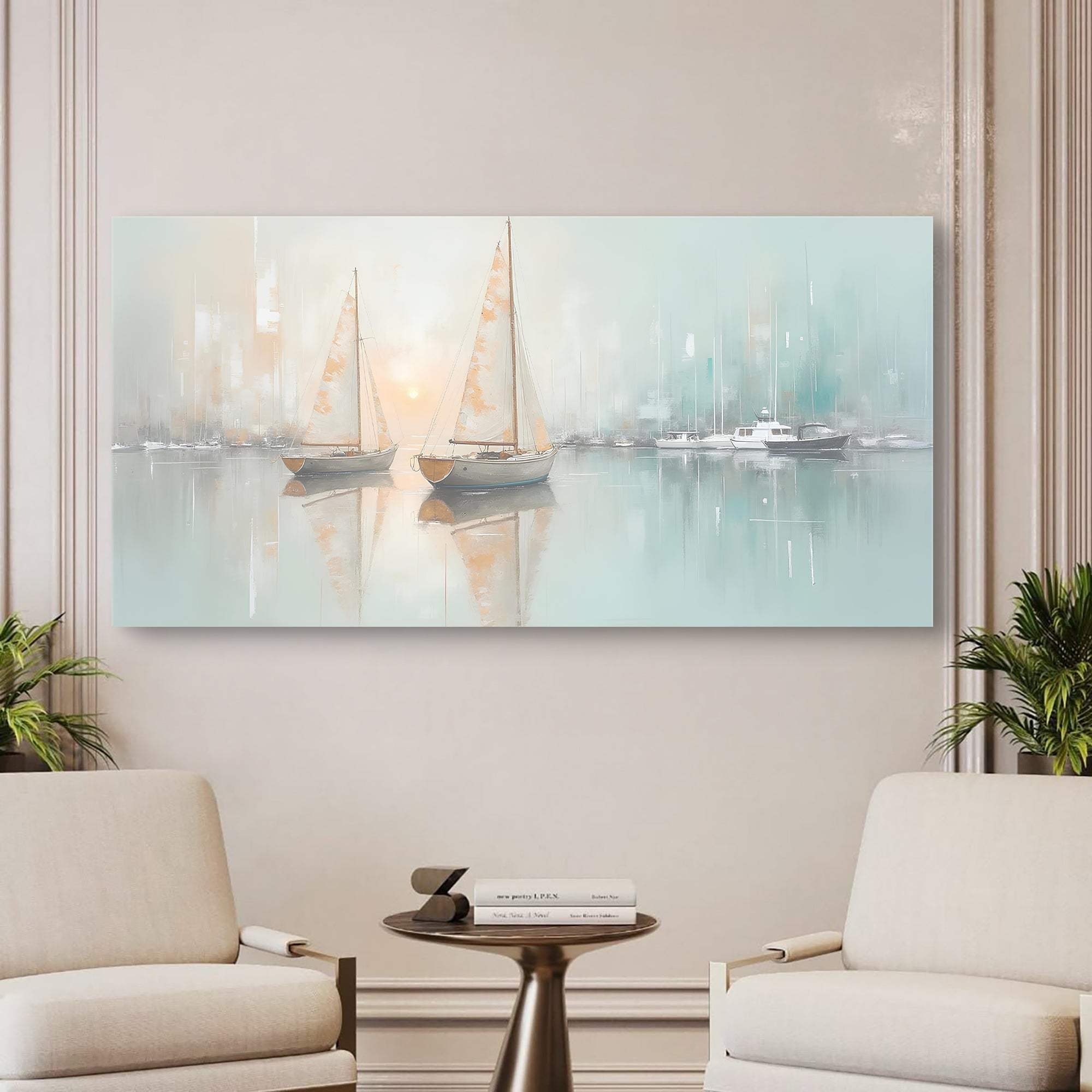 Abstract Pier and Dock Wall Art - Tailored Canvases - Flyclothing LLC