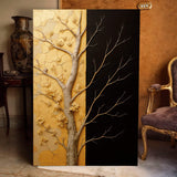 Golden Eclipse Wall Art - Tailored Canvases - Flyclothing LLC