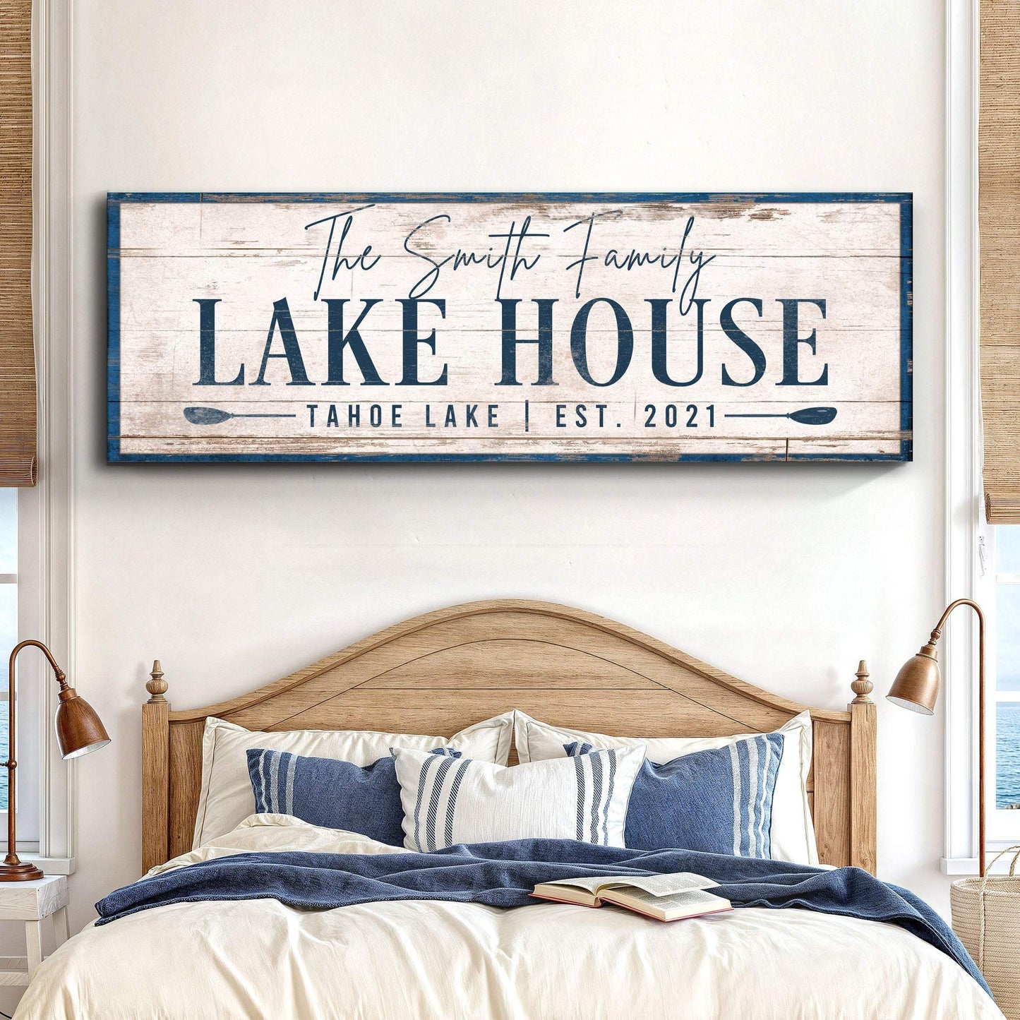 Personalized Lake House Sign V - Tailored Canvases - Flyclothing LLC