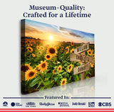 Sunflower Field Family Names Sign - Tailored Canvases - Flyclothing LLC