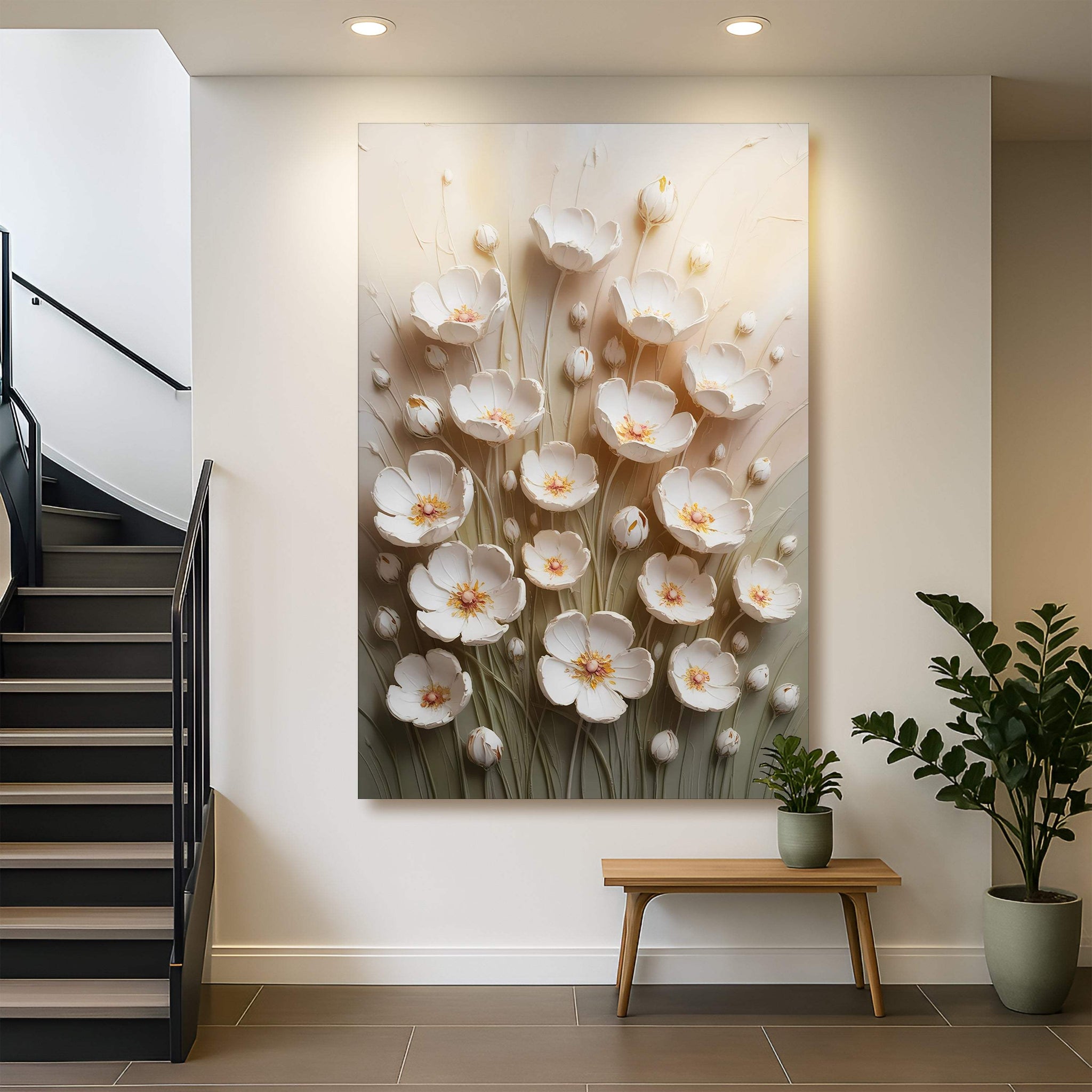 Floral Wall Art - Tailored Canvases - Flyclothing LLC