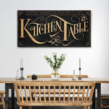 Kitchen Table Sign - Tailored Canvases - Flyclothing LLC