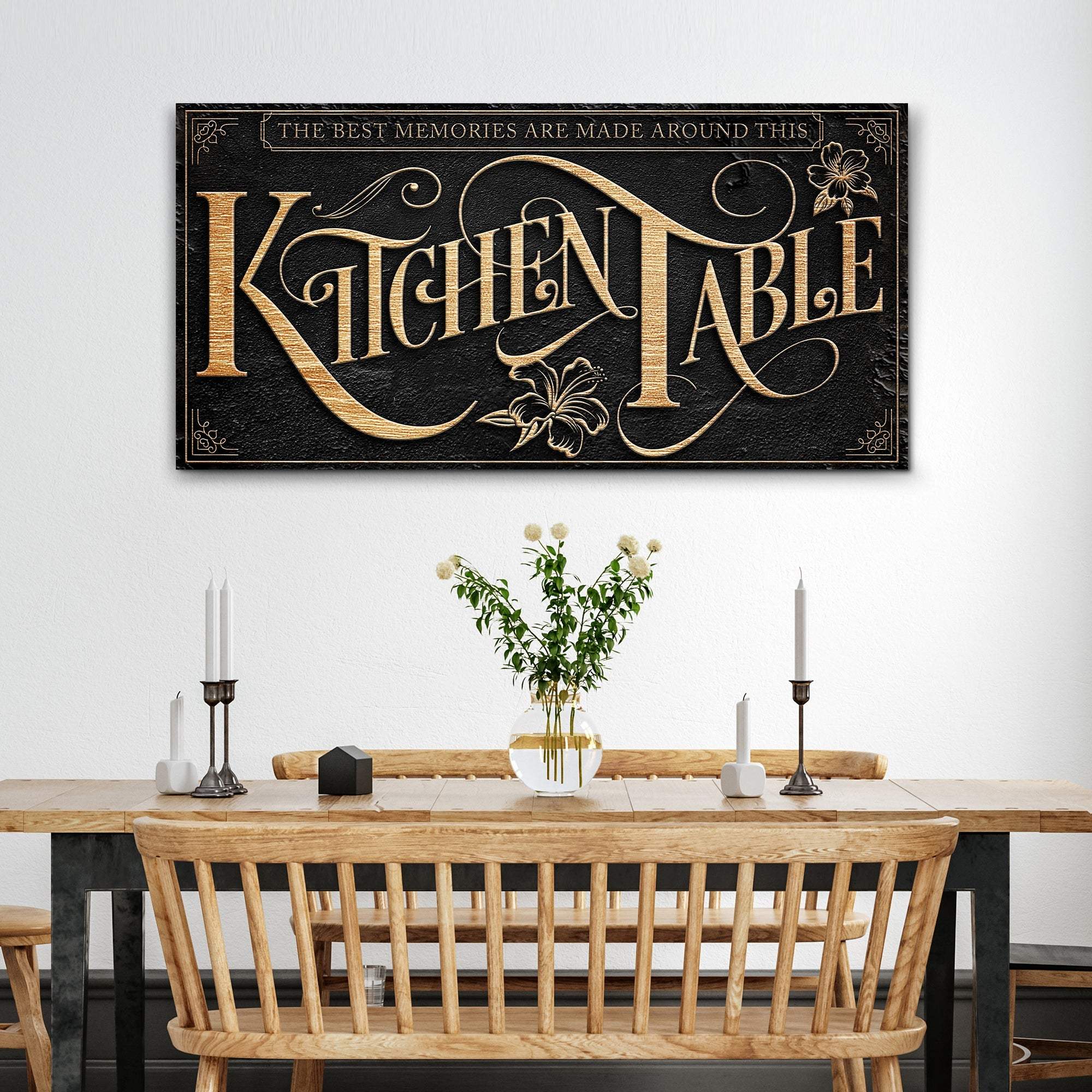 Kitchen Table Sign - Tailored Canvases - Flyclothing LLC